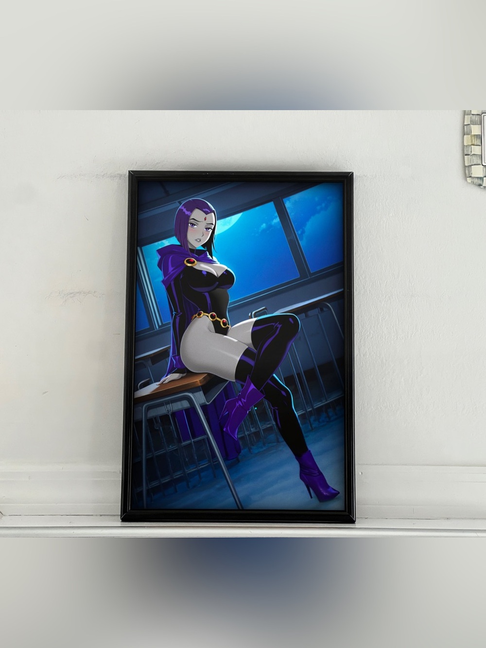 Teen Titans Raven Art pinup girl Poster